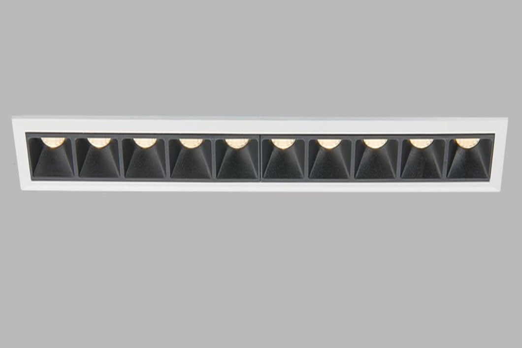 Recessed IP20 LED luminaire Linear 10