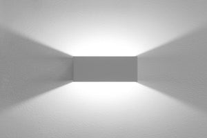 Surface IP20 LED square luminaire Wall Q